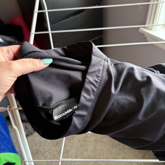 Blackmilk Stirrup Matte Black Leggings - Picture 2 of 3